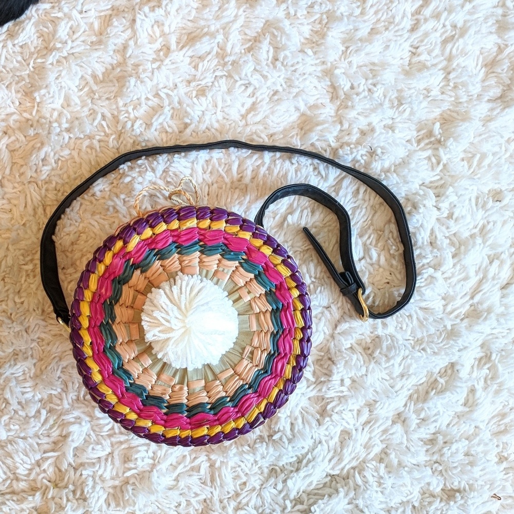 VTG POM BASKET PURSE
